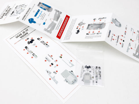 レッドフォックススタジオ RFSQS-48091 1/48 サーブ JA-37 ビゲン(スペシャルホビー用)