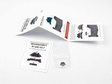 レッドフォックススタジオ RFSQS-48105 1/48 メッサーシュミット Bf 109E-4/7(タミヤ用)