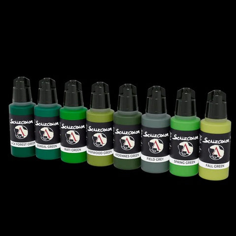 スケール75 SSE-006 ネイチャーグリーンペイントセット(水性アクリル)(8本入)