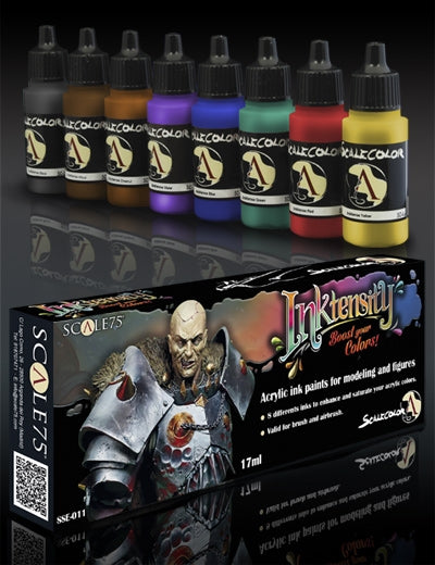 スケール75 SSE-011 インクネスティペイントセット(水性アクリル)(8本入)