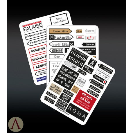 スケール75 SW35-022 1/35 WWII ロードサイン