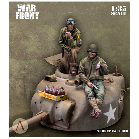 スケール75 SW35-027 1/35 アメリカ 戦車兵&コーラ