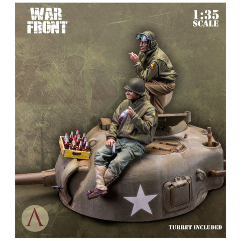 スケール75 SW35-027 1/35 アメリカ 戦車兵&コーラ