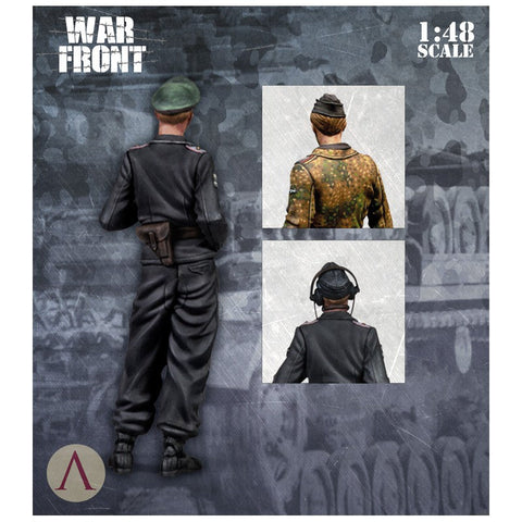 スケール75 SW48-006 1/ 48 ドイツ 戦車兵2セット (2体)