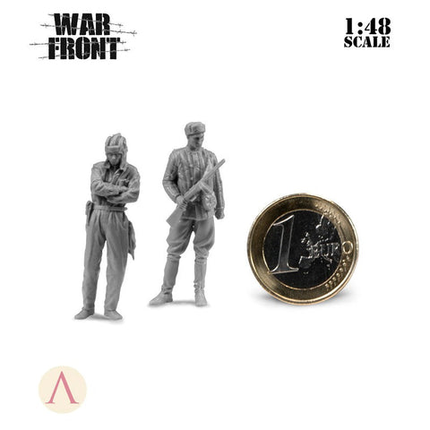 スケール75 SW48-008 1/ 48 ソビエト兵セット(2体)