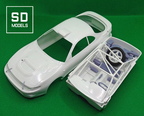 SDモデル SD-T02 1/24 トヨタ セリカ ST185 【1993 グラベル】 追加パーツ ハセガワ対応
