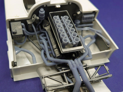 SDモデル SD-J02 1/24 ジャガー XJR-9 LM エンジン追加パーツ タミヤ対応