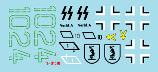 スターデカール 16-D1010 1/16 イタリアのIII号突撃砲 # 2