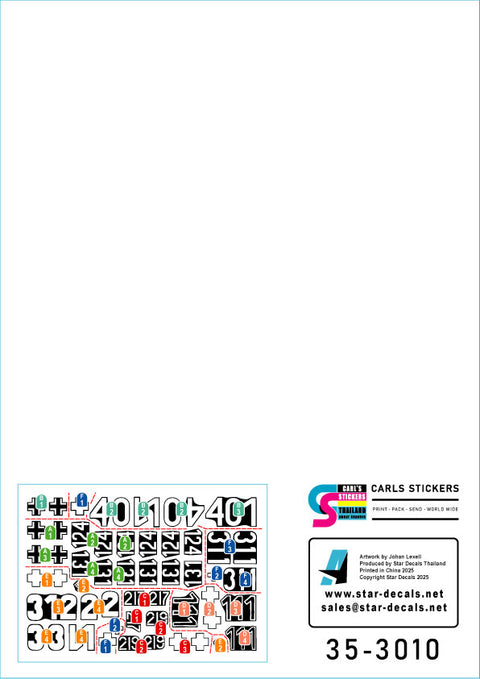 スターデカール 35-3010 1/35 WWII ドイツ タイガーI重戦車中期型 第501重戦車大隊/第502重戦車大隊/フンメル重戦車中隊/ベーケ重戦車連隊/第501SS重戦車大隊