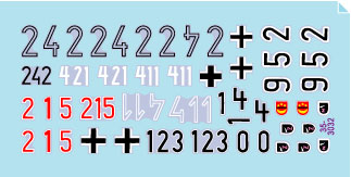 Star Decals 35-3032 1/35 Panthers Ausf G on the Eastern Front 1944-45. 11.Pz.Div, 17.Pz.Div, 19.Pz.Div, 25.Pz.Div. and GD.