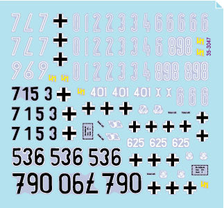 Star Decals 35-3047 1/35 PzKpfw IV Ausf H and J. Normandy & France in 1944 # 2. 9. Pz.Div, SS-Das Reich, SS-Frundsberg and SS-HJ.