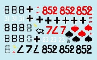 スターデカール 35-837 1/35 ドイツ アフリカ軍団ミックス #9-IV号戦車 G型