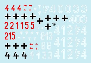 スターデカール 35-838 1/35 ドイツ アフリカ軍団ミックス #8-IV号戦車 F / F2型