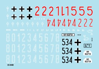 スターデカール 35-848 1/35 第2装甲師団 イン フランス 1944-IV号戦車 H型, パンサーA・SdKfz 251パンサー