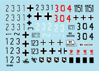 スターデカール 35-856 1/35 東プロイセンとケーニヒスベルク #3-IV号L/70(A)・L/48,III突,III突105mm砲, SdKfz 250, SdKfz 251