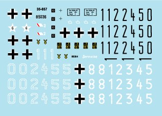 スターデカール 35-857 1/35 ジャーマンタンクス イン イタリア #6-IV号戦車 H型