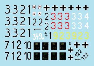 スターデカール 35-866 1/35 ジャーマンタンクス イン ハンガリー 1945 #3-IV号駆逐戦車 L/70, III号突撃砲G型, パンサーG型, SdKfz 251シュツンメル