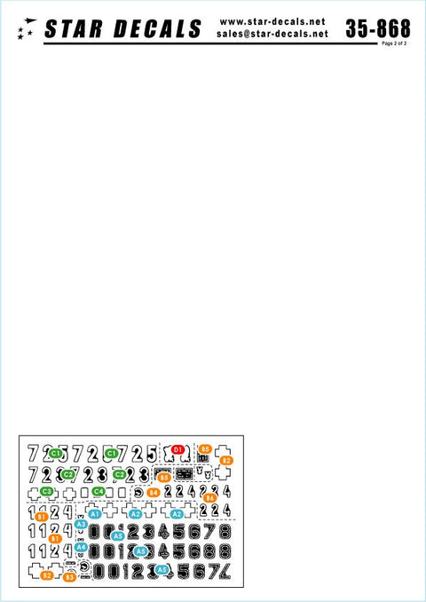 スターデカール 35-868 1/35 ジャーマンタンクス イン イタリア #3-IV号戦車 G・H 型