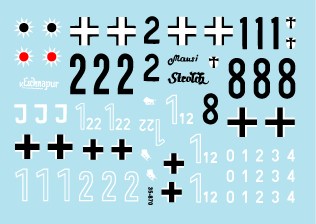 スターデカール 35-870 1/35 ジャーマンタンクス イン イタリア #1-タイガーI マイヤー重戦車中隊/第508重戦車大隊