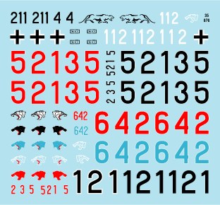 スターデカール 35-876 1/35 パンサーD型-43年夏