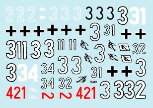 スターデカール 35-901 1/35 ドイツ 無線操縦 III号突撃砲・タイガーI