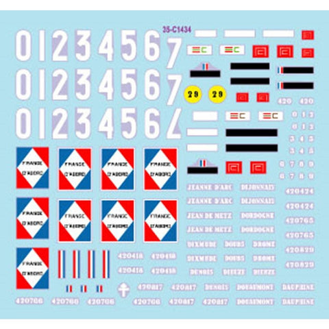 スターデカール 35-C1434 1/35 フランスのM4A2シャーマン アフリカにおけるフランスの戦闘車両その4 1943-44年第6RCA対空砲火砲戦車・第12RCA対空砲火砲戦車