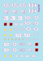 スターデカール 72-A1181 1/72 現用 アンゴラ内戦#1 MPLA/FAPLAのT-34-85戦車 1970-80年代