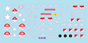 スターデカール 72-A1184 1/72 現用 ベトナム戦争のM113#2 第50歩兵(機械化)連隊第1大隊のM113A1 ACAV