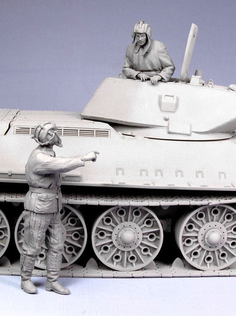 タンクモデル T-35049 1/35 ソビエト 戦車兵 No.2 1941-42 冬 2体