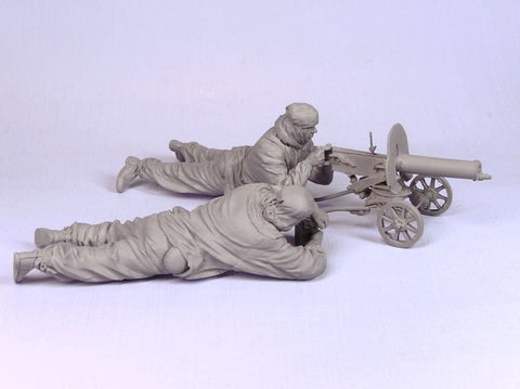 タンクモデル T-35111 1/35 ロシア "マキシム" マシンガンクルー 夏 - 冬 1943-45 2体