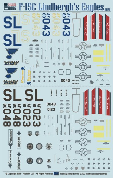 トゥーボブス 48-178 1/48 リンドバーグス イーグルス F-15C