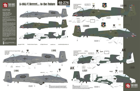 トゥーボブス 48-274 1/48 A-10A/C Brrrrrt.. トゥザフューチャー