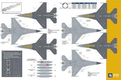 トゥーボブス 48-283 1/48 F-16A/B バイパーズ・オブ・カリビアン
