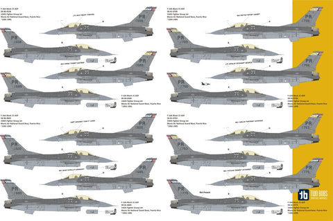 トゥーボブス 48-283 1/48 F-16A/B バイパーズ・オブ・カリビアン