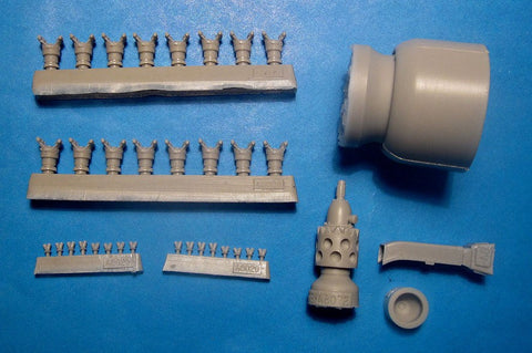 ベクター VDS48072 1/48 Su-2 コレクテッドカウル & エンジン (ズベズダ用)