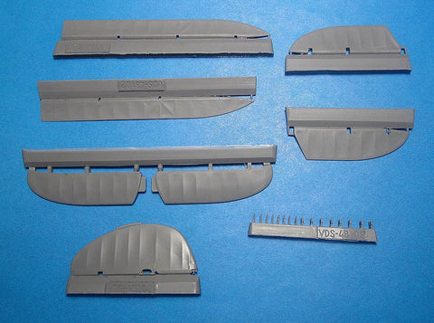 ベクター VDS48102 1/48 I-153 #2 操縦翼面