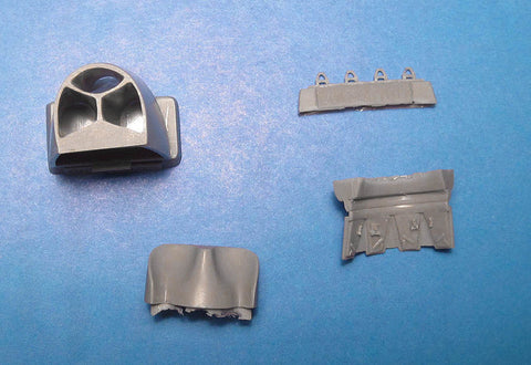 ベクター VDS48108 1/48 P-40E/N ラジエーター ハウジング (ハセガワ用)