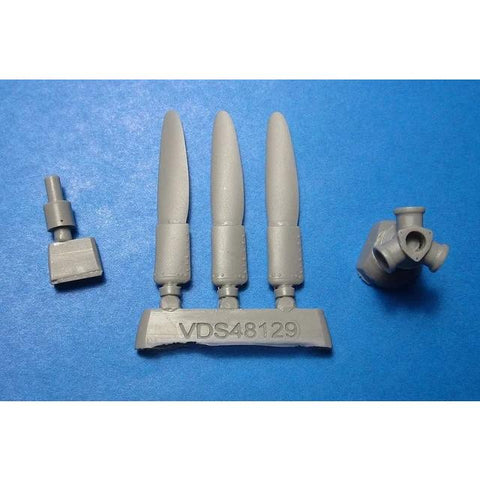 ベクター VDS48129 1/48 F4F-3/4 FM-1 ワイルドキャット プロペラ