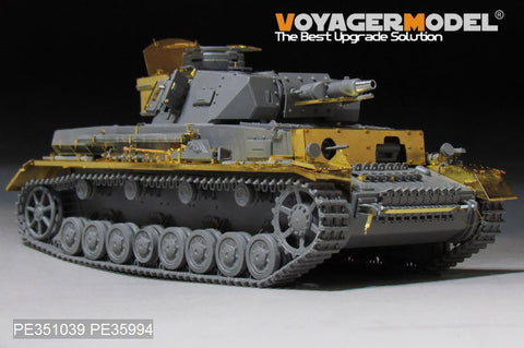 ボイジャーモデル PE351039A 1/35 WWII ドイツ陸軍 ドイツ陸軍IV号戦車F1型 "Vorpanzer" ベーシックセット(砲弾無し)( ボーダー BT-003用)