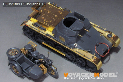 ボイジャーモデル PE351322 1/35 WWII ドイツ Pz.Kpfw.I Ausf.B 基本アップグレードセット(TAMIYA 35388)