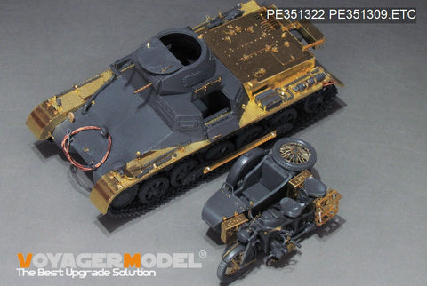 ボイジャーモデル PE351322 1/35 WWII ドイツ Pz.Kpfw.I Ausf.B 基本アップグレードセット(TAMIYA 35388)