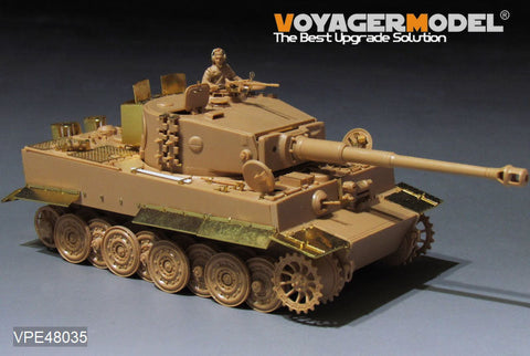 ボイジャーモデル VPE48035 1/48 WWII ドイツ タイガー I 後期生産型(タミヤ 32575用)