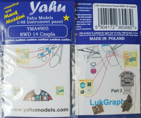 ヤフーモデル YMA4905 1/48 RWD-14 ツァプラ (ルックグラフ用)