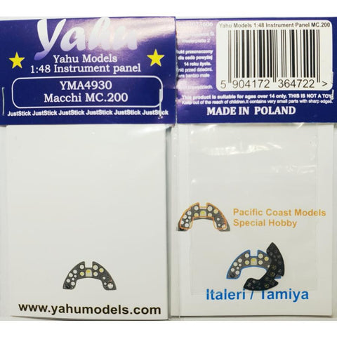 ヤフーモデル YMA4930 1/48 マッキ MC.200(イタレリ/タミヤ用)