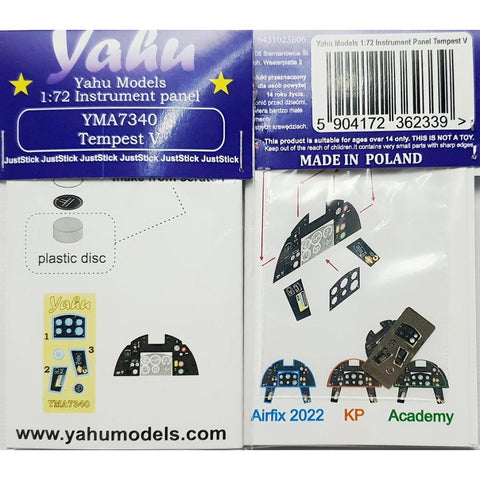 ヤフーモデル YMA7340 1/72 テンペスト Mk.V(エアフィックス用)