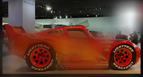 ZoomOn CS125 1/24 レッドカー カートゥーン キャラクタージェネラル デカール