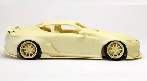 ZoomOn CS128R 1/24 LBWK レクサス LC500 ワイドボディver. RHD version(ホワイトカーボックスアート)