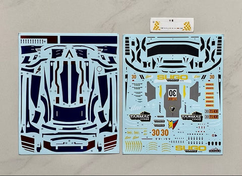 SKデカール SK24218 1/24 アウディ R8 LMS evo II GT3 FIA GTワールドカップ マカオGTカップ2024 ウノレーシングチーム #30(NuNu用)