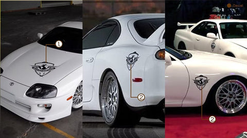 ZoomOn Z003 1/24 トヨタ スープラ(JZA80) ポール パーツセット