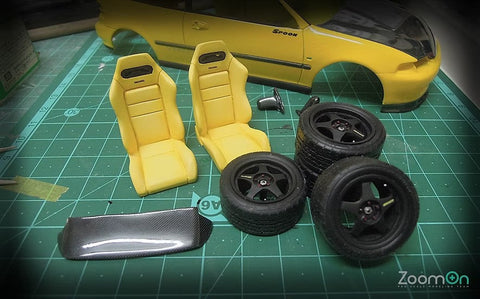 ZoomOn Z005 1/24 ホンダ シビック EG6 スプーン パーツセット